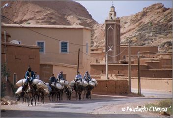 040marruecos 2003-valee des roses-caravana